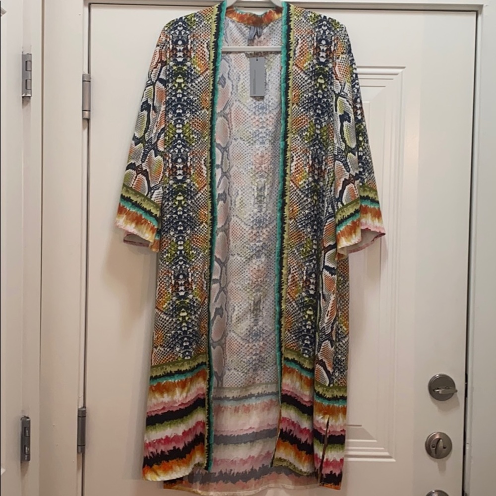 Anthropologie Annette Duster Kimono One Size - Picture 4 of 5